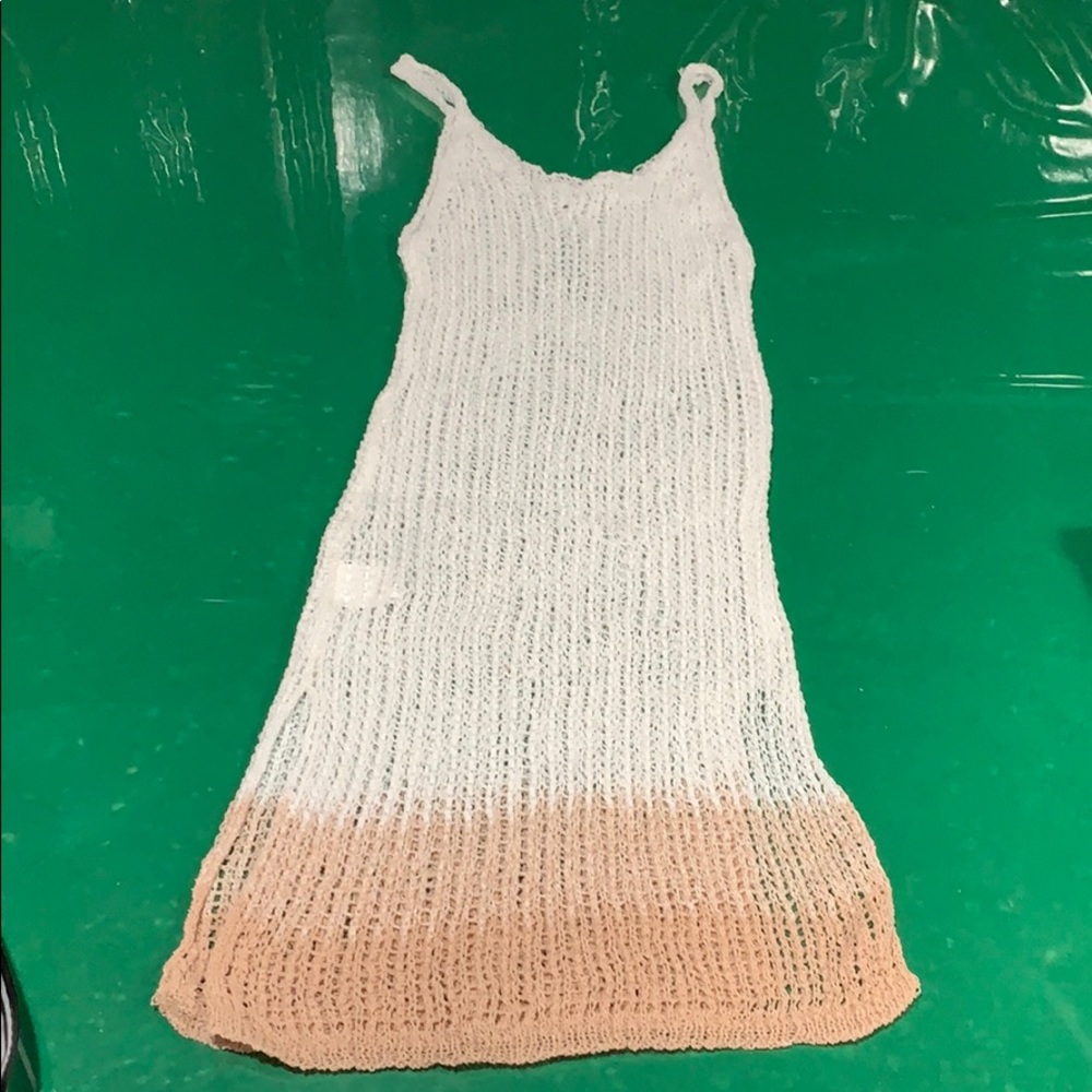 See-through cover up bikini dress